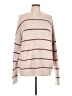 Lush Stripes Pink Pullover Sweater Size L - photo 1