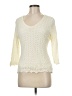 Cato 100% Acrylic Ivory Pullover Sweater Size M - photo 1