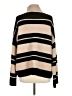a loves a Stripes Tan Turtleneck Sweater Size M - photo 2