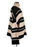 a loves a Stripes Tan Turtleneck Sweater Size M - photo 4