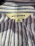 Max Studio Stripes Silver Long Sleeve Blouse Size M - photo 6