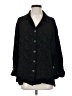 Tianello 100% Rayon Black 3/4 Sleeve Button-Down Shirt Size S - photo 1