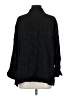 Tianello 100% Rayon Black 3/4 Sleeve Button-Down Shirt Size S - photo 2