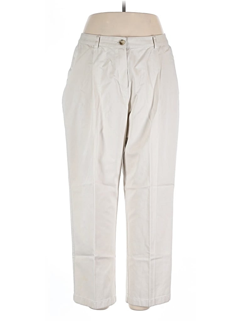 Pre-owned L.l.bean Casual Pants In Ivory