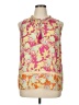 Rose + Olive 100% Polyester Yellow Sleeveless Blouse Size XL - photo 1