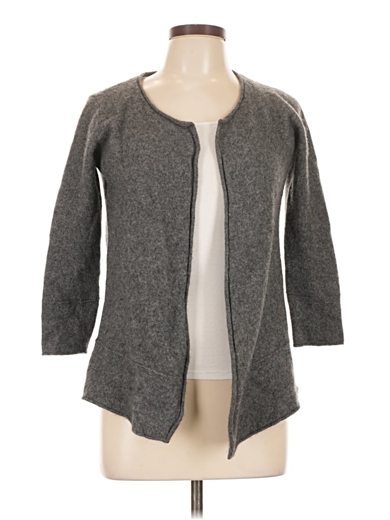 Pre-owned M Magaschoni Cardigan Sweater In Gray