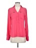 Express 100% Polyester Pink Long Sleeve Blouse Size XS - photo 1