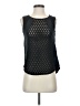 Hi-Line 100% Cotton Black Sleeveless Blouse Size S - photo 1