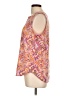verse 100% Polyester Pink Orange Sleeveless Blouse Size L - photo 5