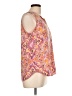 verse 100% Polyester Pink Orange Sleeveless Blouse Size L - photo 4