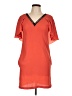 Maje 100% Polyester Orange Casual Dress Size Lg (3) - photo 1