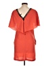 Maje 100% Polyester Orange Casual Dress Size Lg (3) - photo 2