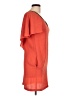 Maje 100% Polyester Orange Casual Dress Size Lg (3) - photo 4