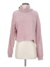 Altar'd State 100% Polyester Pink Turtleneck Sweater Size S - photo 1