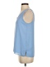 Versona 100% Polyester Blue Sleeveless Blouse Size XS - photo 5