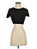 Shein Black Short Sleeve Top Size S - photo 1