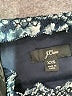 J.Crew 100% Polyester Blue Long Sleeve Blouse Size XXS - photo 7