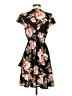 Xhilaration 100% Polyester Floral Black Cocktail Dress Size XS - photo 2