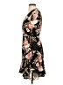 Xhilaration 100% Polyester Floral Black Cocktail Dress Size XS - photo 5