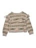Design History 100% Acrylic Tweed Tan Pink Pullover Sweater Size 4 - photo 1