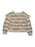Design History 100% Acrylic Tweed Tan Pink Pullover Sweater Size 4 - photo 2