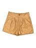 7 For All Mankind 100% Polyurethane Solid Tan Khaki Shorts Size L - photo 1