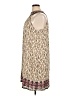 Just Found 100% Rayon Print Tan Casual Dress Size L (estimated) - photo 5