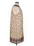 Just Found 100% Rayon Print Tan Casual Dress Size L (estimated) - photo 4