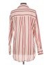 Bobi Stripes Red Long Sleeve Blouse Size L - photo 2