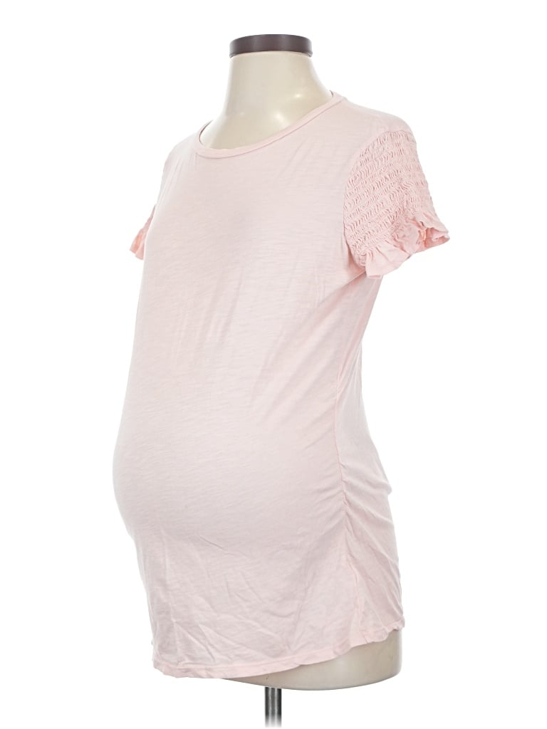 Pre-owned Gap - Maternity Short Sleeve T-shirt In Pink