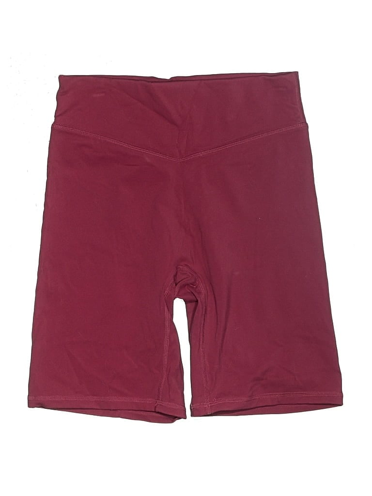 Pre-owned Vitality Athletic Shorts In Burgundy