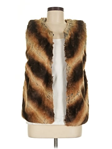 By Francine Faux Fur Vest (view 1)