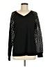 Automet Black Long Sleeve Top Size M - photo 1