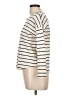 Forever 21 100% Cotton Stripes Ivory Blue Long Sleeve Top Size L - photo 5