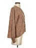 Shein 100% Polyester Animal Print Brown Long Sleeve Blouse Size 4 - photo 4