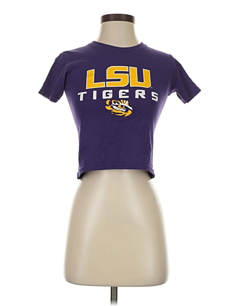 Pre-owned Jerzees Short Sleeve T-shirt In Purple