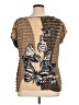 Elementz Brown Short Sleeve Top Size XL - photo 2