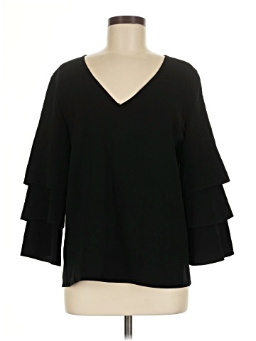 Lafayette 148 New York 3/4 Sleeve Blouse (view 1)