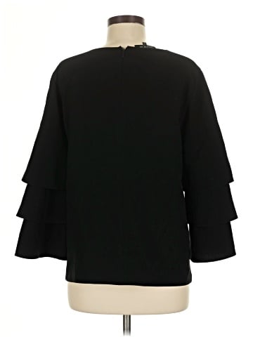 Lafayette 148 New York 3/4 Sleeve Blouse (view 2)