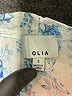 Olia 100% Rayon Blue Romper Size S - photo 4
