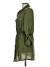 L.G.R 100% Polyester Solid Green Casual Dress Size L - photo 5