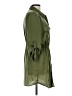 L.G.R 100% Polyester Solid Green Casual Dress Size L - photo 4