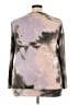Reba Animal Print Gray Long Sleeve Top Size 3X - photo 2