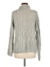 Cozy Casuals 100% Acrylic Metallic Silver Turtleneck Sweater Size M - photo 2