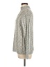 Cozy Casuals 100% Acrylic Metallic Silver Turtleneck Sweater Size M - photo 5