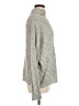 Cozy Casuals 100% Acrylic Metallic Silver Turtleneck Sweater Size M - photo 4