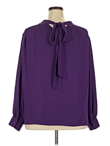 New York & Company 3/4 Sleeve Blouse (view 2)