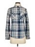 Kenneth Cole REACTION Plaid Gray Long Sleeve Button-Down Shirt Size S - photo 1