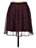 Old Navy 100% Polyester Paisley Burgundy Casual Skirt Size XS - photo 1