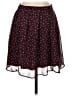 Old Navy 100% Polyester Paisley Burgundy Casual Skirt Size XS - photo 2